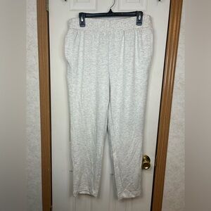 NEW Danskin Women's Luxe Retro Jogger Pants, Grey, Size L